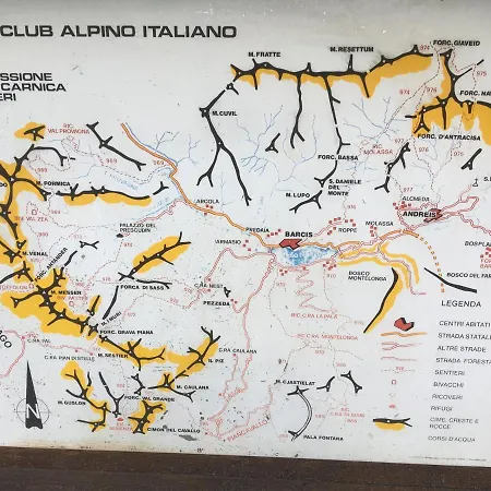 Casa A Schiera Fronte Con Giardino Barcis